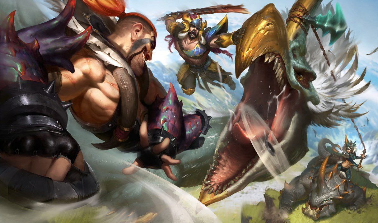 Tryndamere chasseur de bêtes