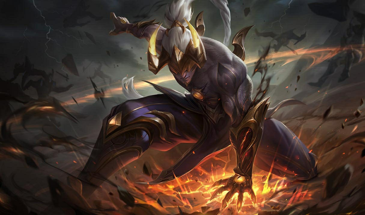 Lee Sin heraldo del caos de prestigio (2022)